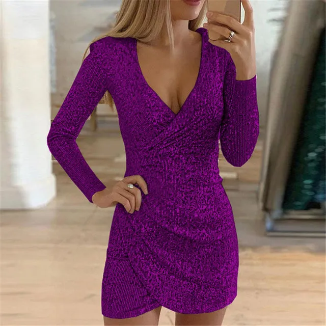 2022 Women's Sequin Mini Dress - Shop Now