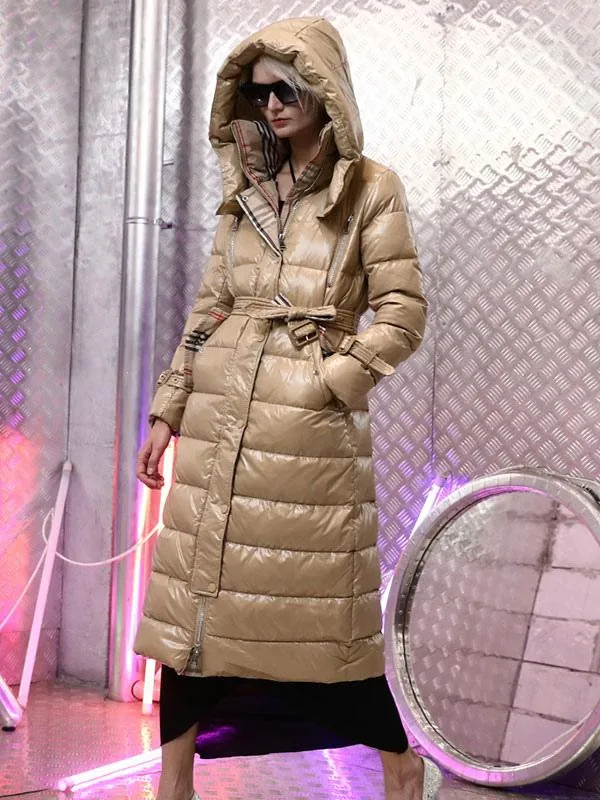 2024 Women's Winter Duck Down Puffer Coat - Warm Outerwear