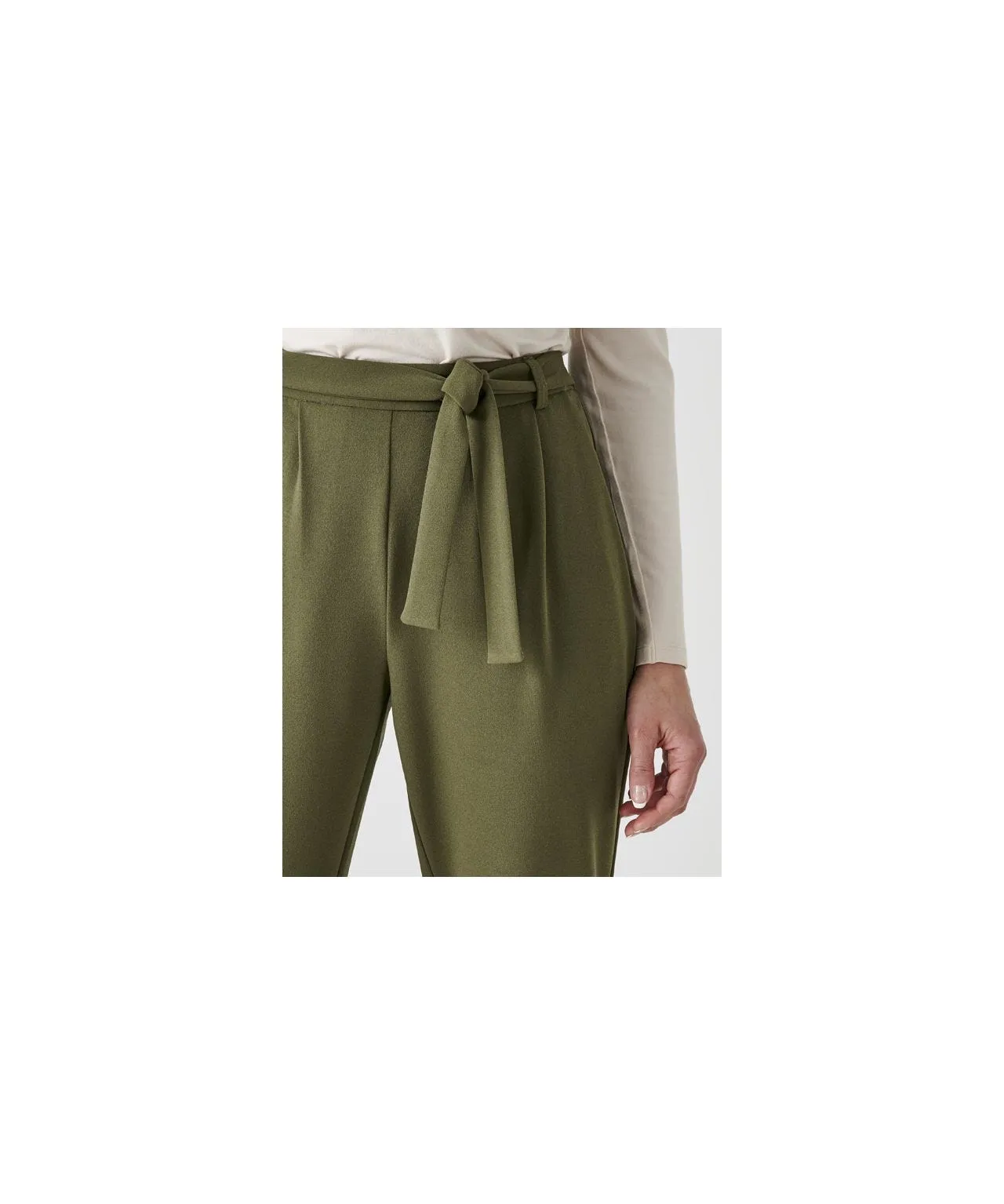 Jersey Stretch Trousers 7/8