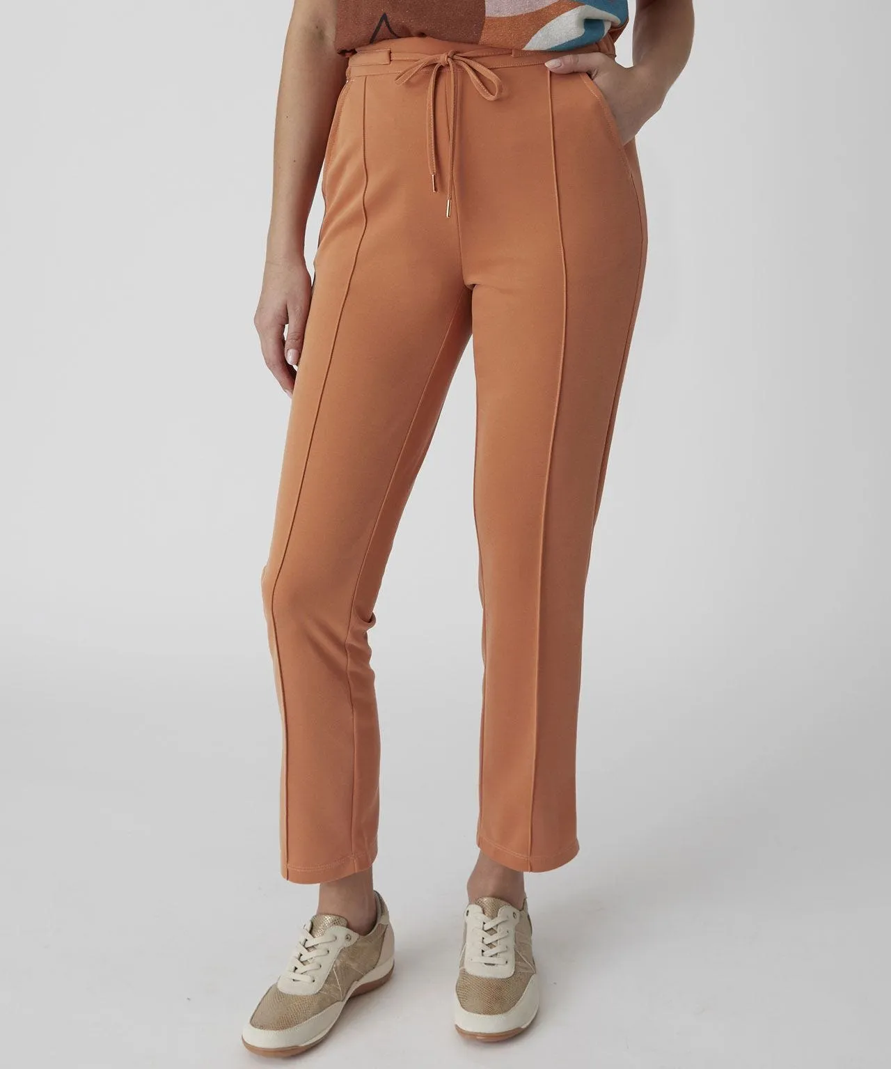 Tie-waist 7/8 Trousers