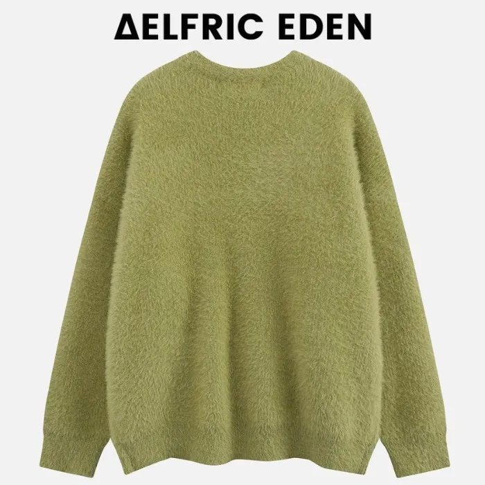 Aelfric Eden Unisex Street Style Long Sleeves Cotton Logo Cardigans