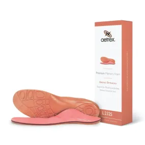 Aetrex Women's Premium Memory Foam Orthotics with Metatarsal Support