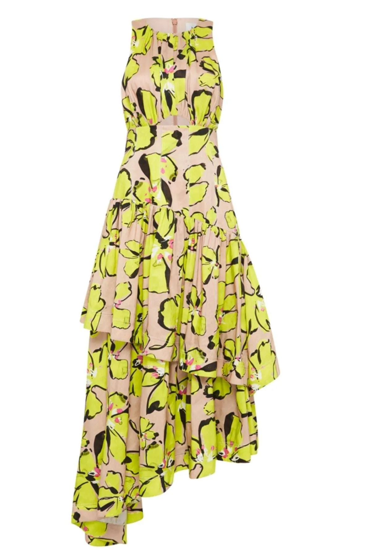 AJE Pelicano Citrus Bloom Dress for Sale