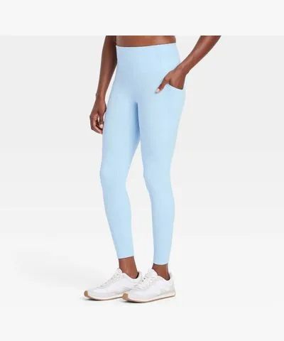 Dynamic Flex Pocketed 7/8 High-Rise Leggings for Women by All In Motion