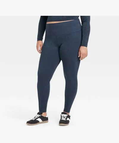 High-Rise Lurex Seamless Leggings for Women by All In Motion