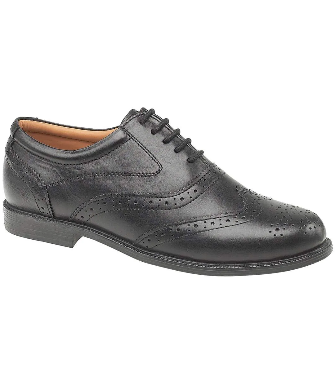 Amblers Liverpool Oxford Brogue / Men's Shoes (11 UK) (Black) - UTFS524