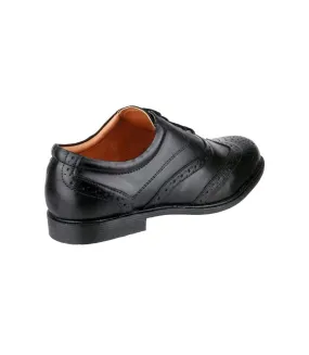 Amblers Liverpool Oxford Brogue / Men's Shoes (11 UK) (Black) - UTFS524