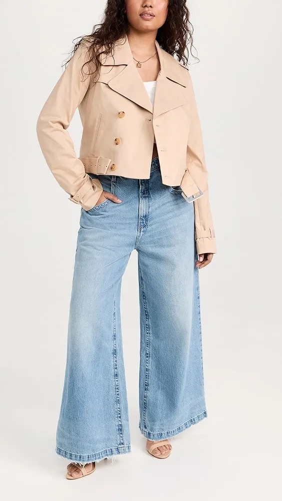 American Chino Crop Trench Coat - Best Options