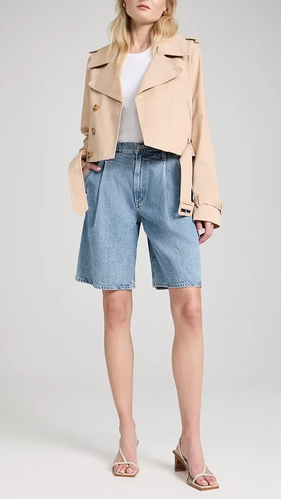 American Chino Crop Trench Coat - Best Options