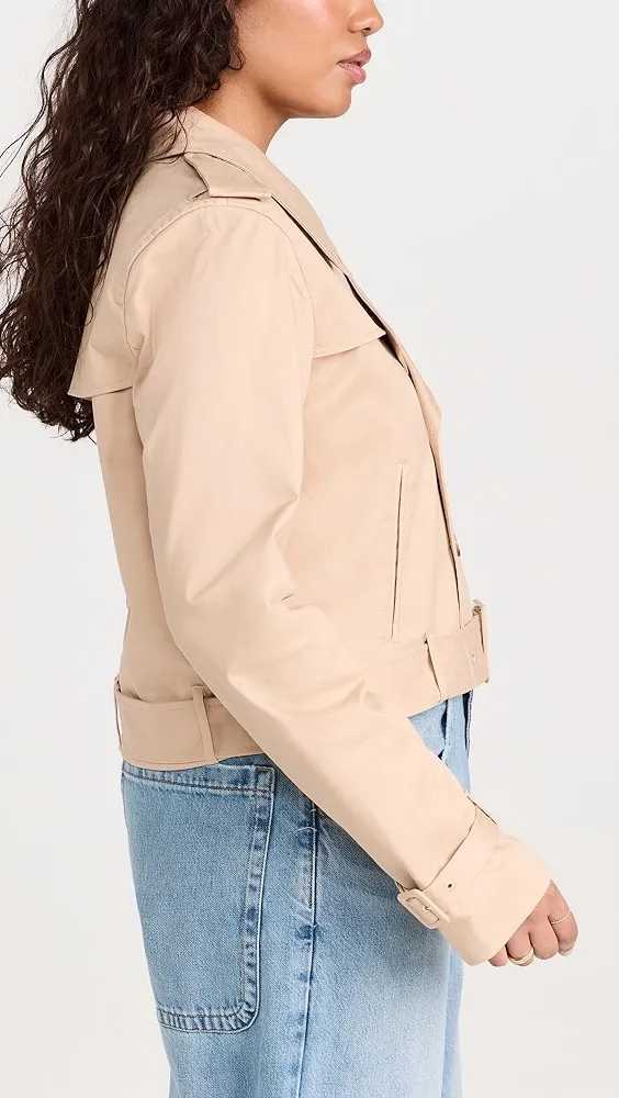 American Chino Crop Trench Coat - Best Options