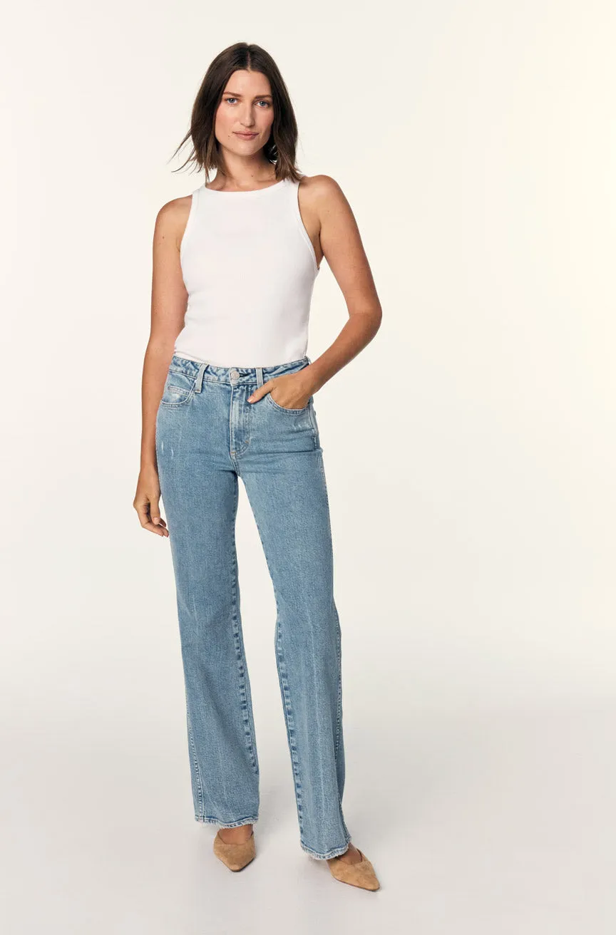 AMO Women's Georgia Flare Pant in Denim