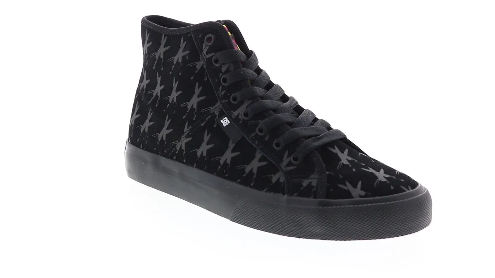 Andy Warhol Men's Black Canvas Collaboration Sneakers - DC Manual HI