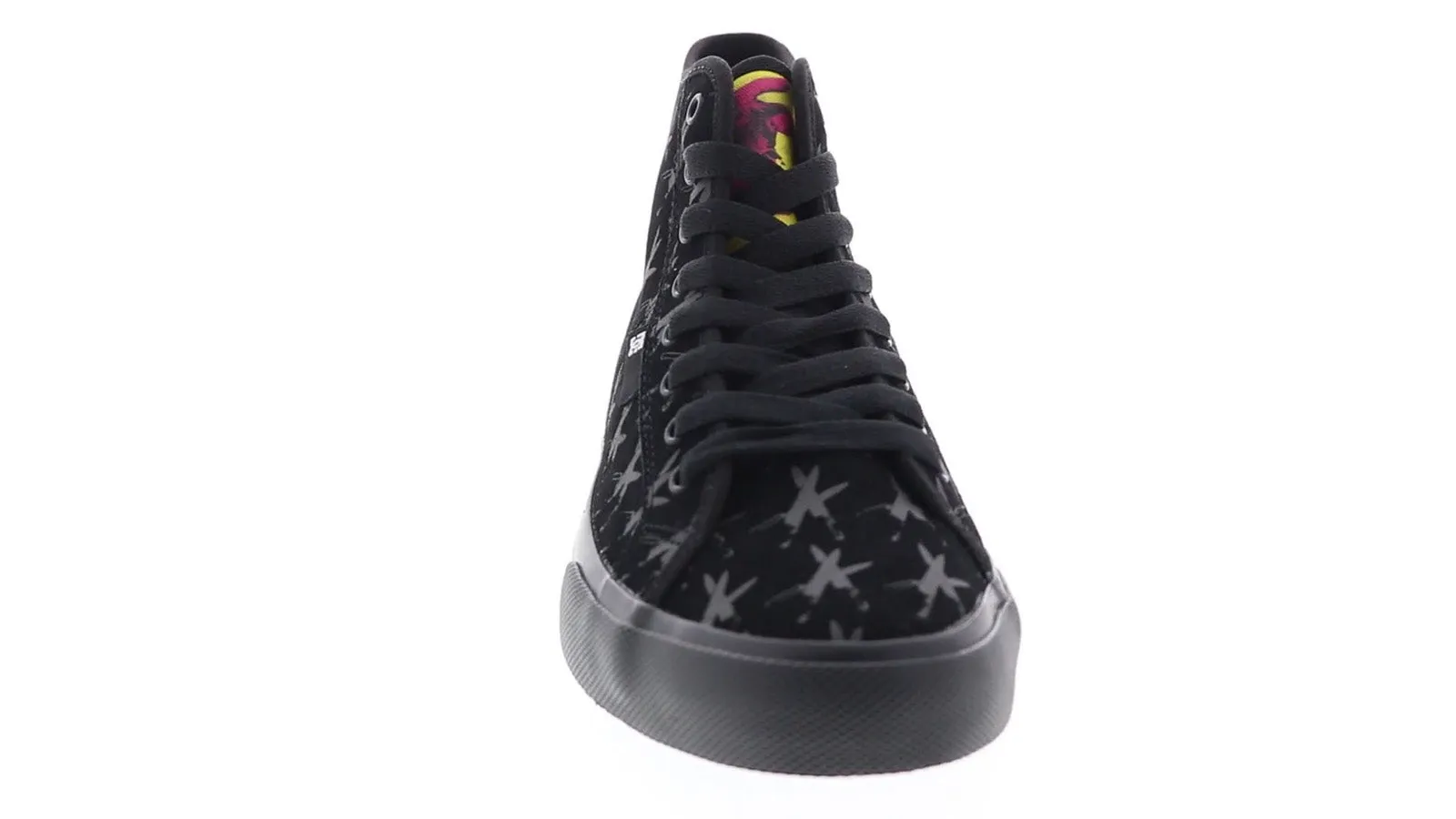 Andy Warhol Men's Black Canvas Collaboration Sneakers - DC Manual HI