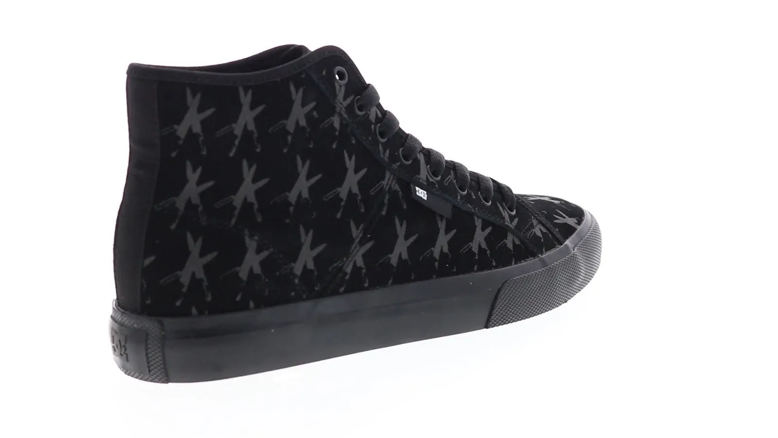 Andy Warhol Men's Black Canvas Collaboration Sneakers - DC Manual HI