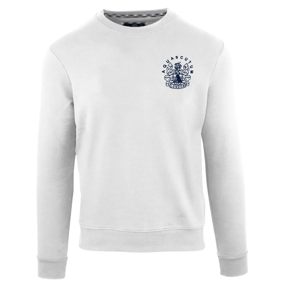 Aquascutum Men's White Sweater - FG0523-01