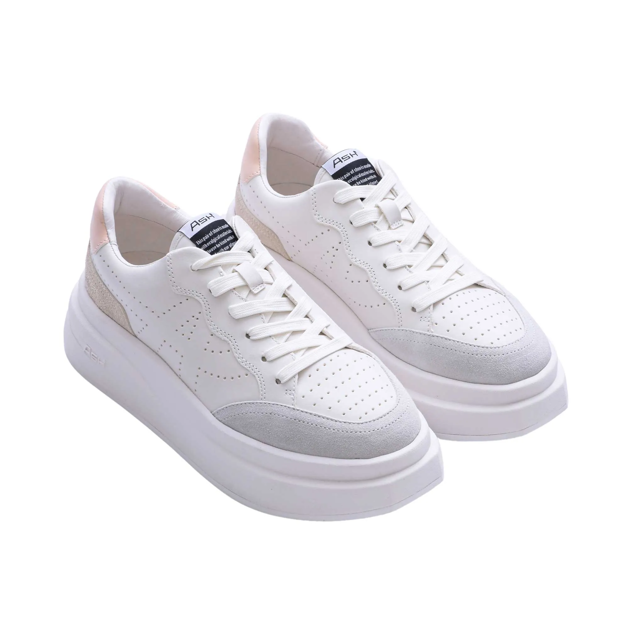 ASH Women's White Talc Sneaker - White Talc Sneaker for Women