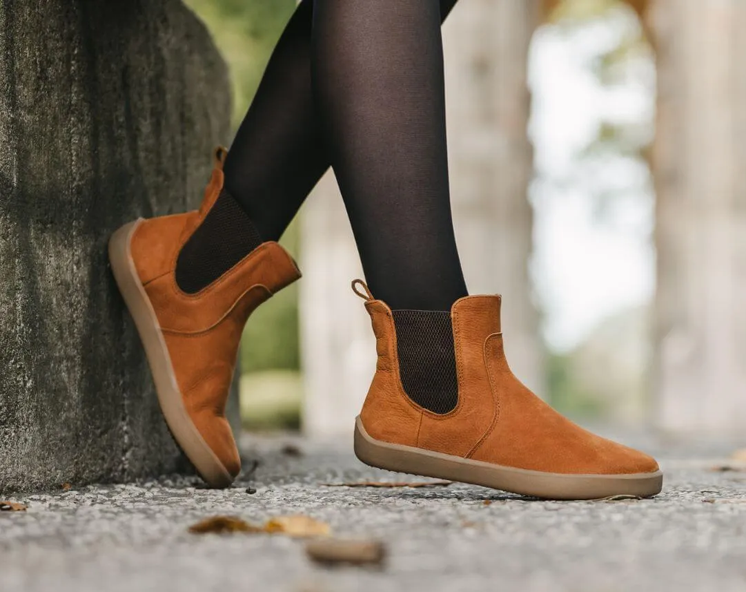 Be Lenka Entice Neo Cinnamon Brown Barefoot Boots