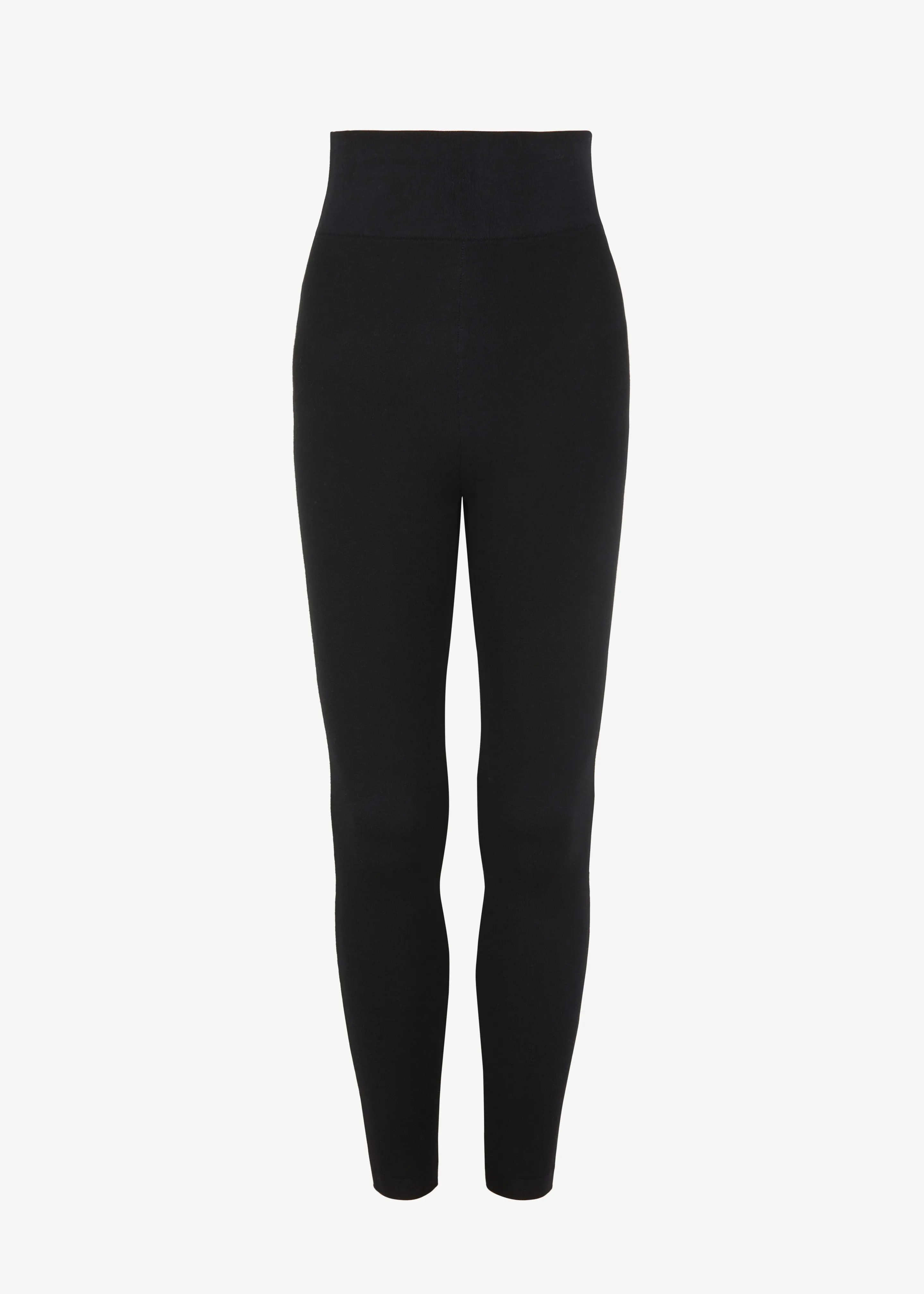 Black Knit Leggings - Cara