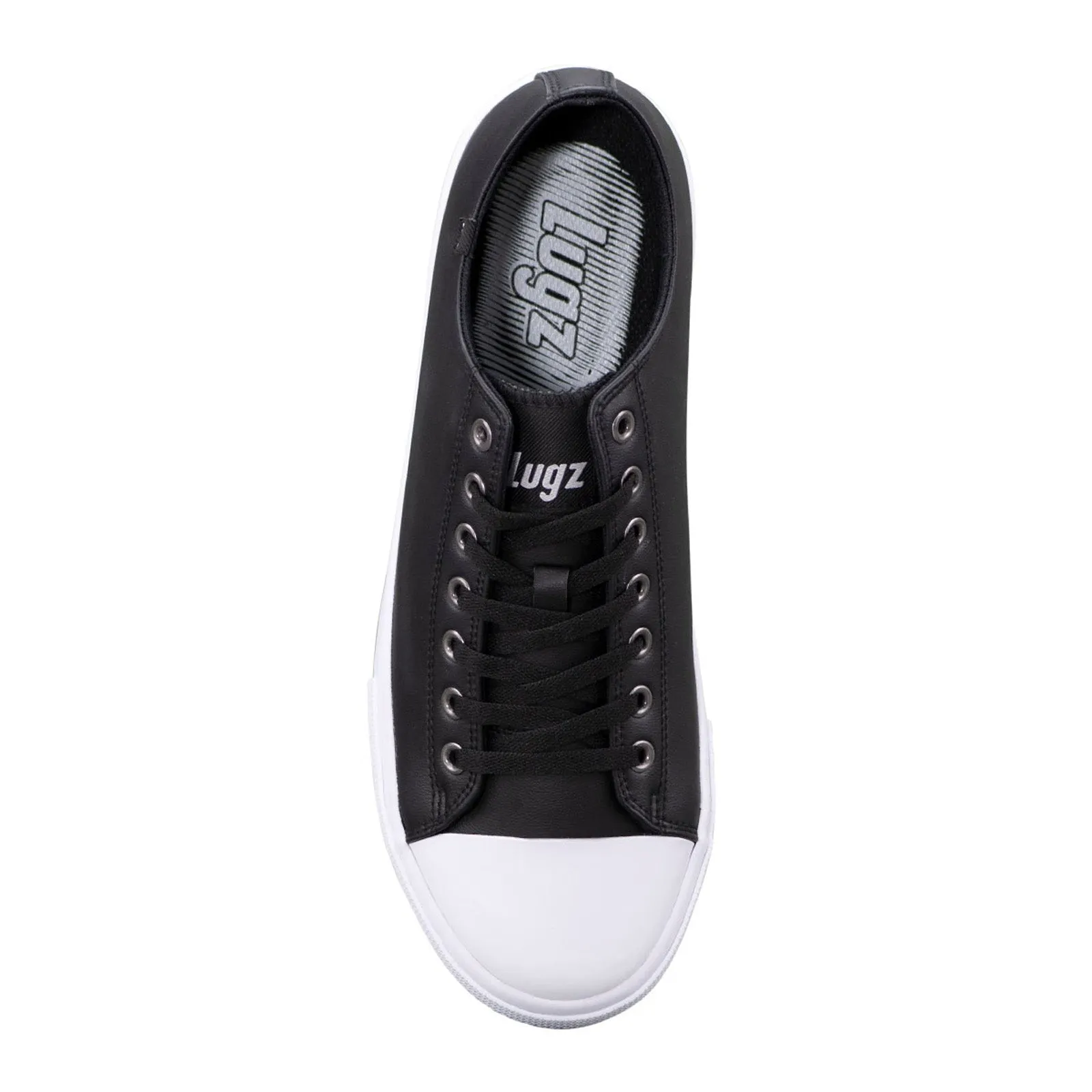 Black Lifestyle Sneakers Shoes for Men by Lugz Stagger LO LX MSTAGLLXV-060