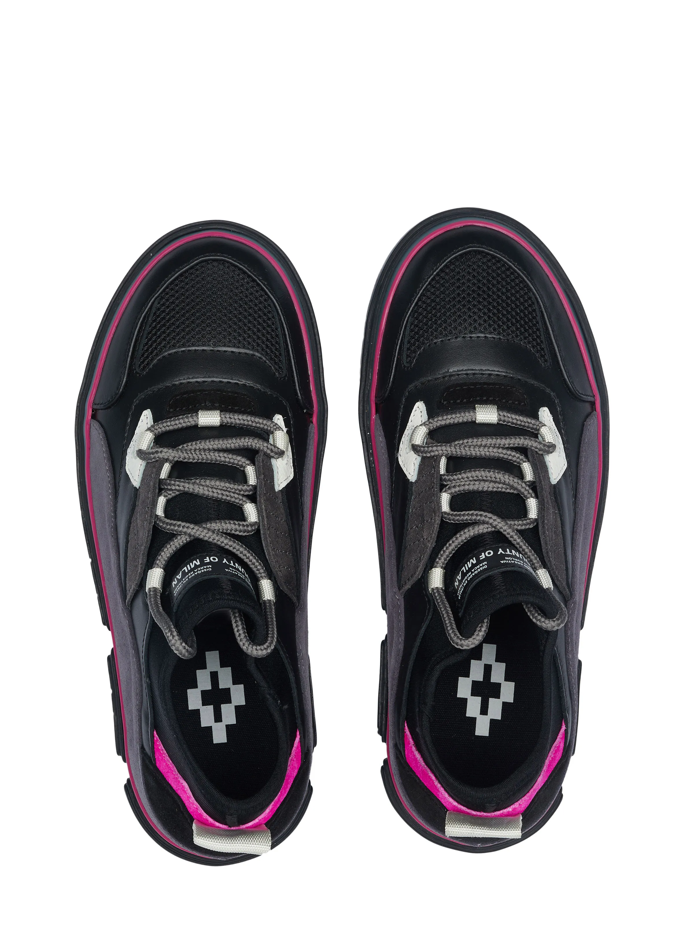 Black Purple Marcelo Burlon Shoes