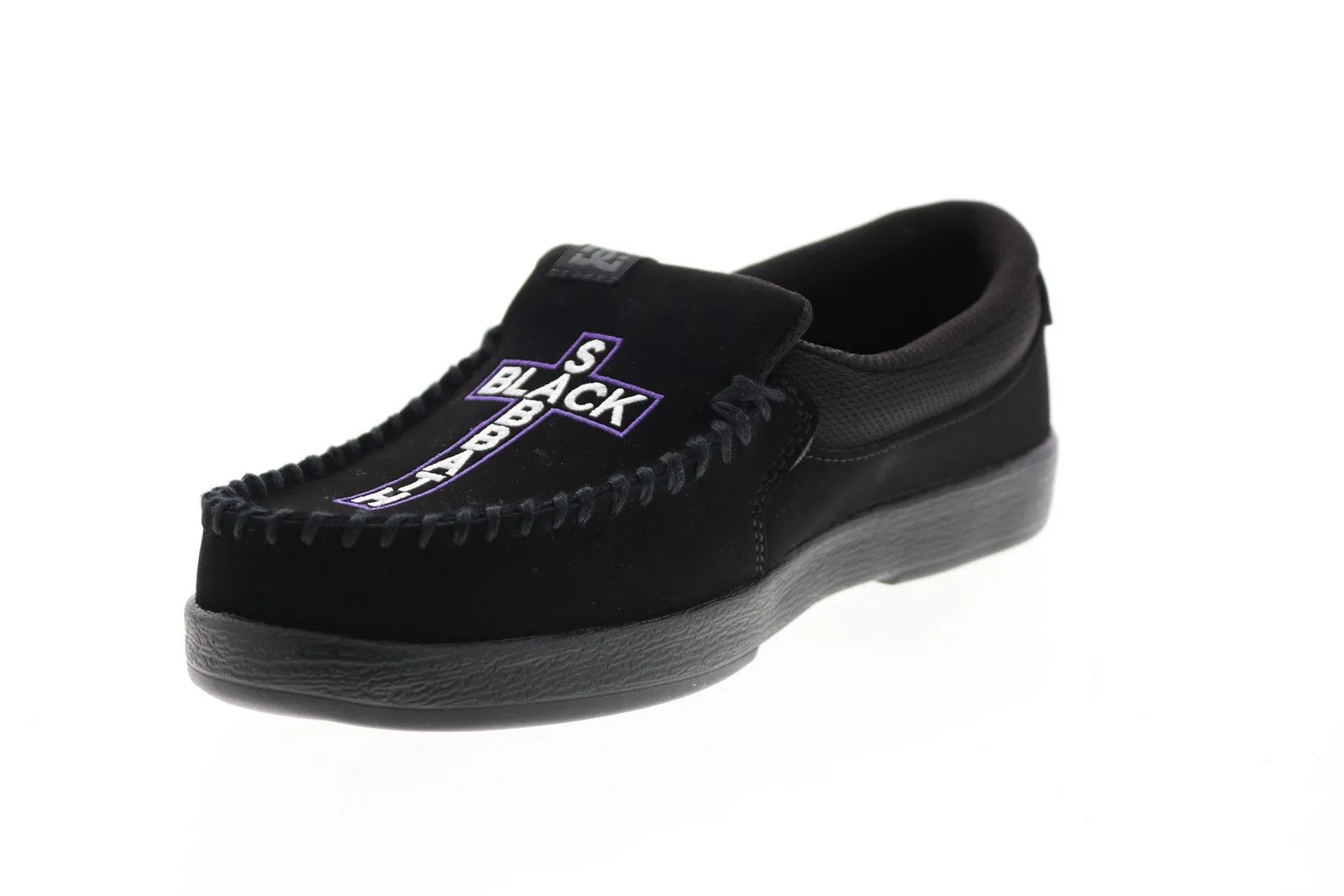 Black Sabbath x DC Villain 2 Men's Black Nubuck Sneakers.