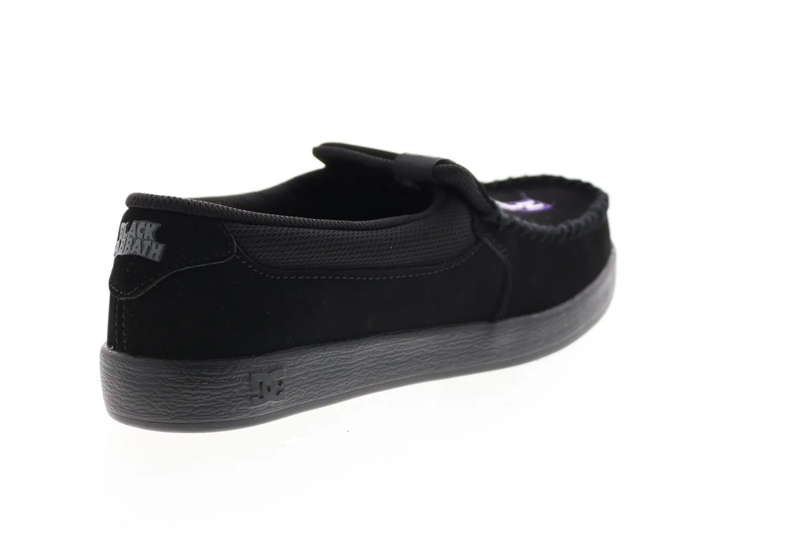 Black Sabbath x DC Villain 2 Men's Black Nubuck Sneakers.