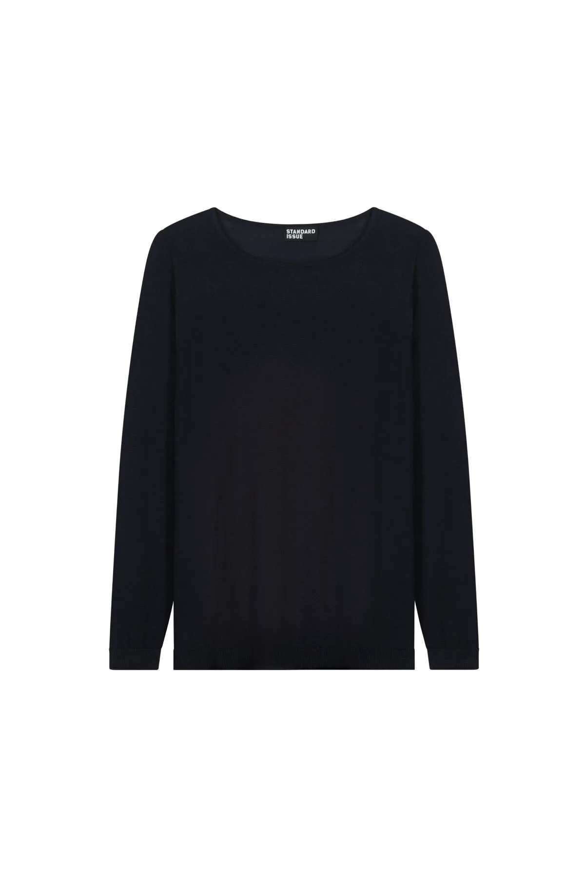 Black Wool Swing Sweater