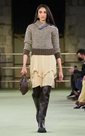 Bottega Veneta Zigzag Wool Sweater