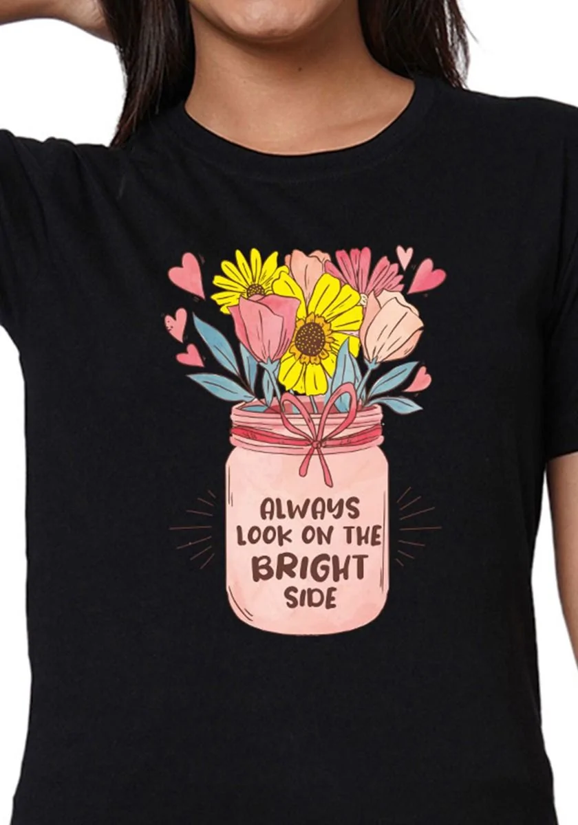 Women's Bright Side Vase T-shirt