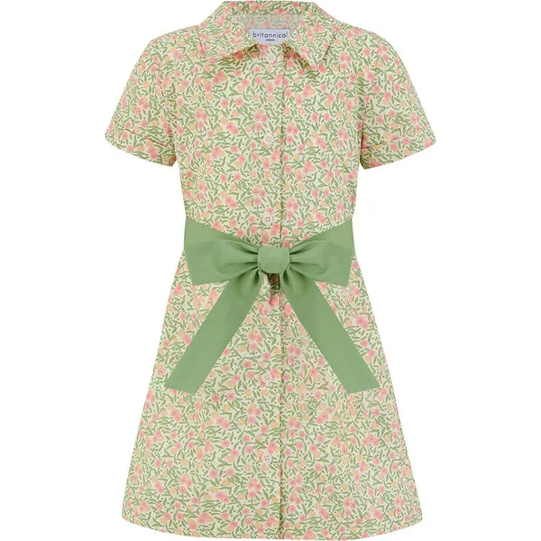 Britannical Eaton Shirt Dress, Pink Chintz - Buy Online - Style & Elegance