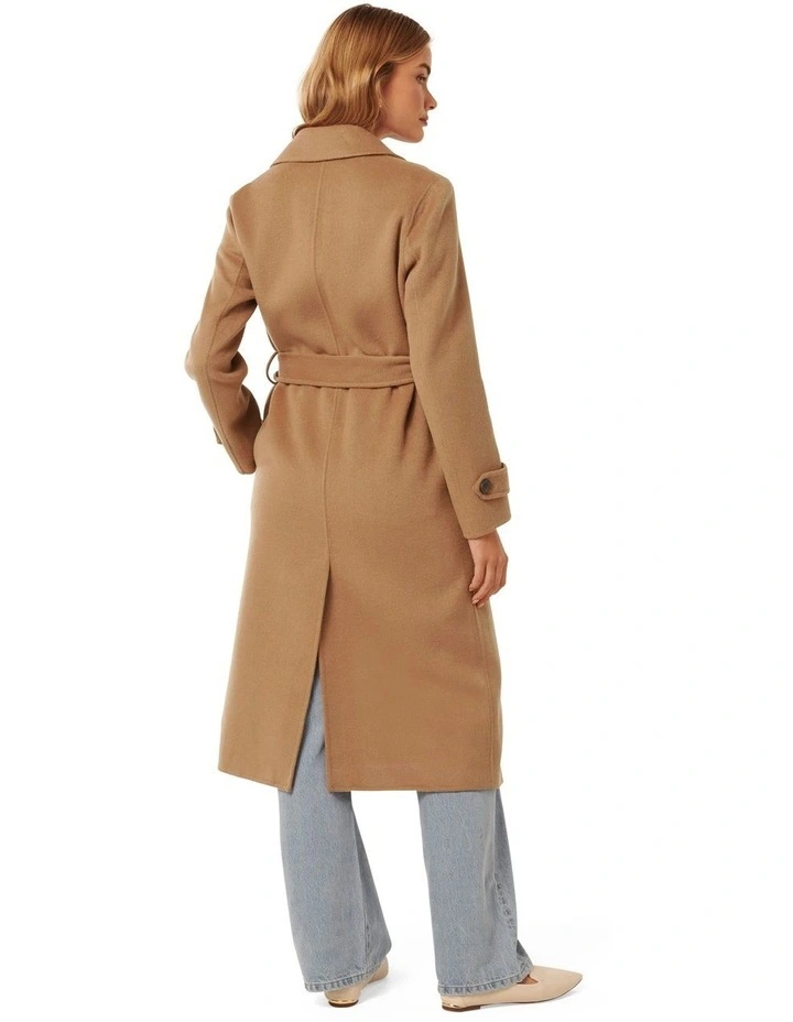 Brown Carter Seam Coat