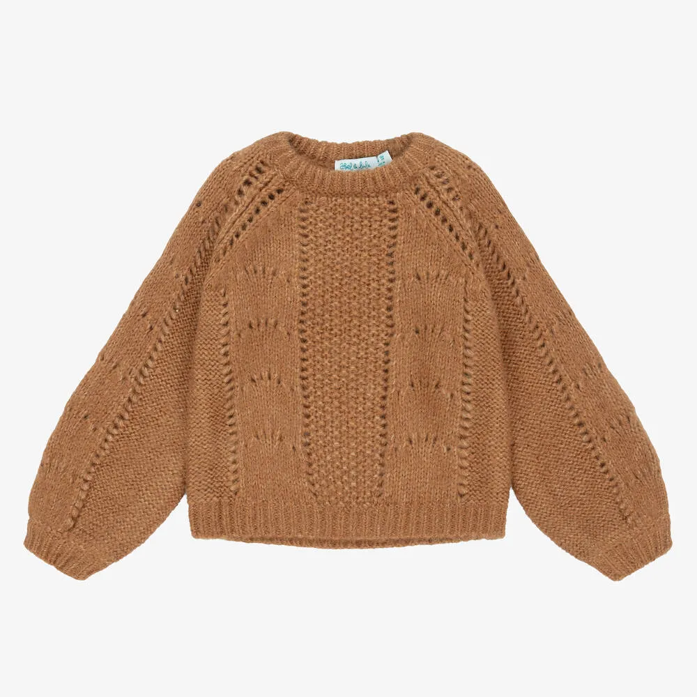 Brown Knitted Sweater