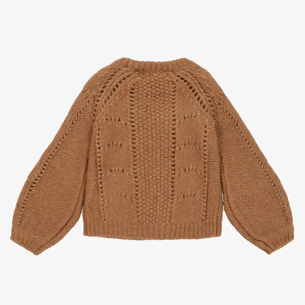 Brown Knitted Sweater