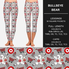 Bullseye Bear Leggings Pockets