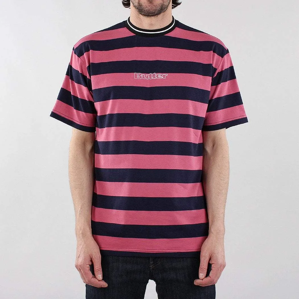 Butter Goods Striped Jacquard T-shirt