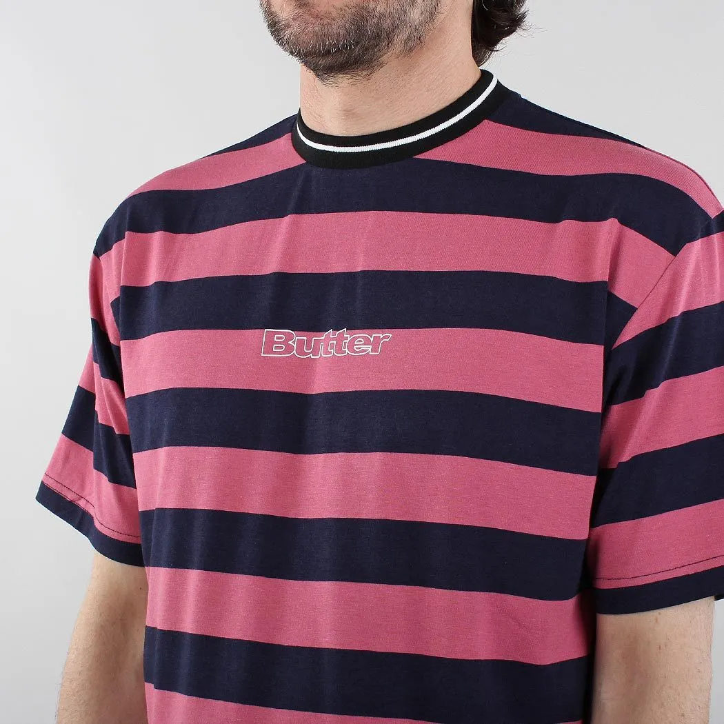 Butter Goods Striped Jacquard T-shirt