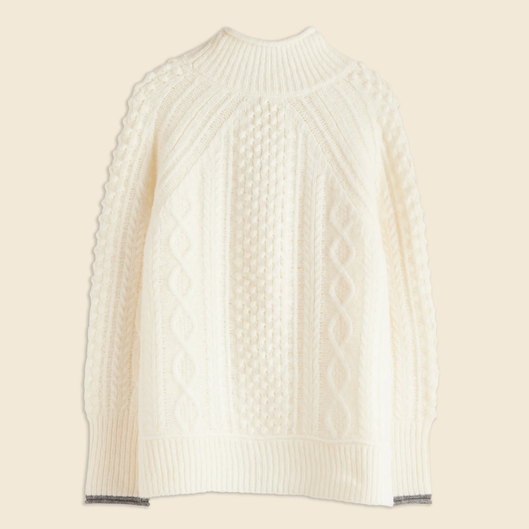 Camil Cable Sweater - Ivory - Shop Now at [Retailer Name]