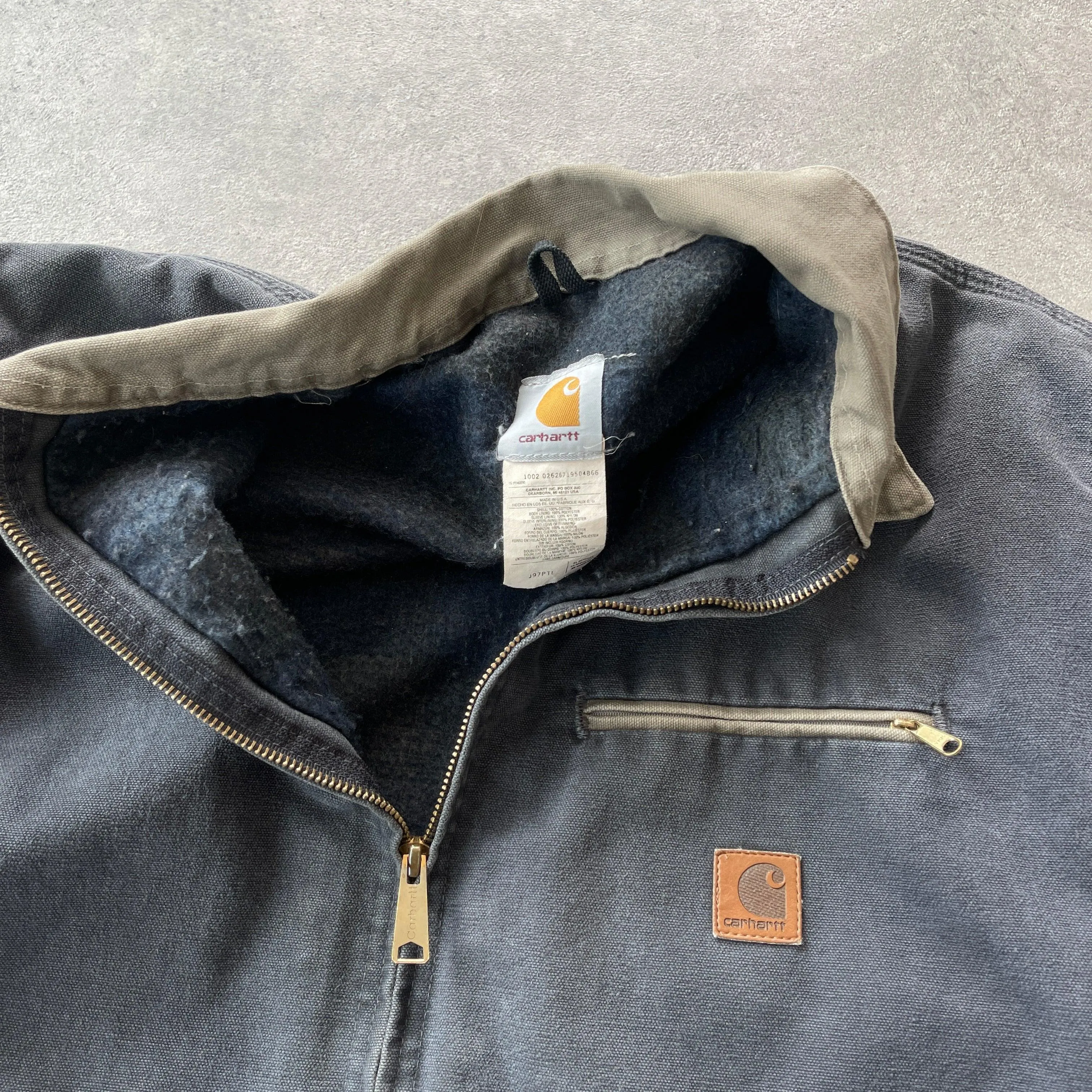 Carhartt XL Vintage Detroit Jacket - Heavyweight Blanket Lined 2002