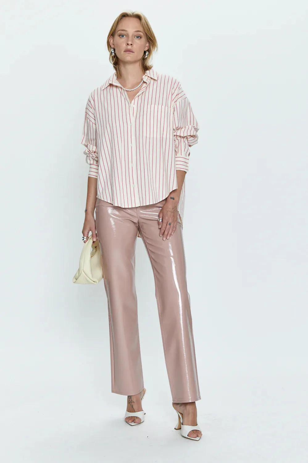 Cassie Rose Faux Leather Pants