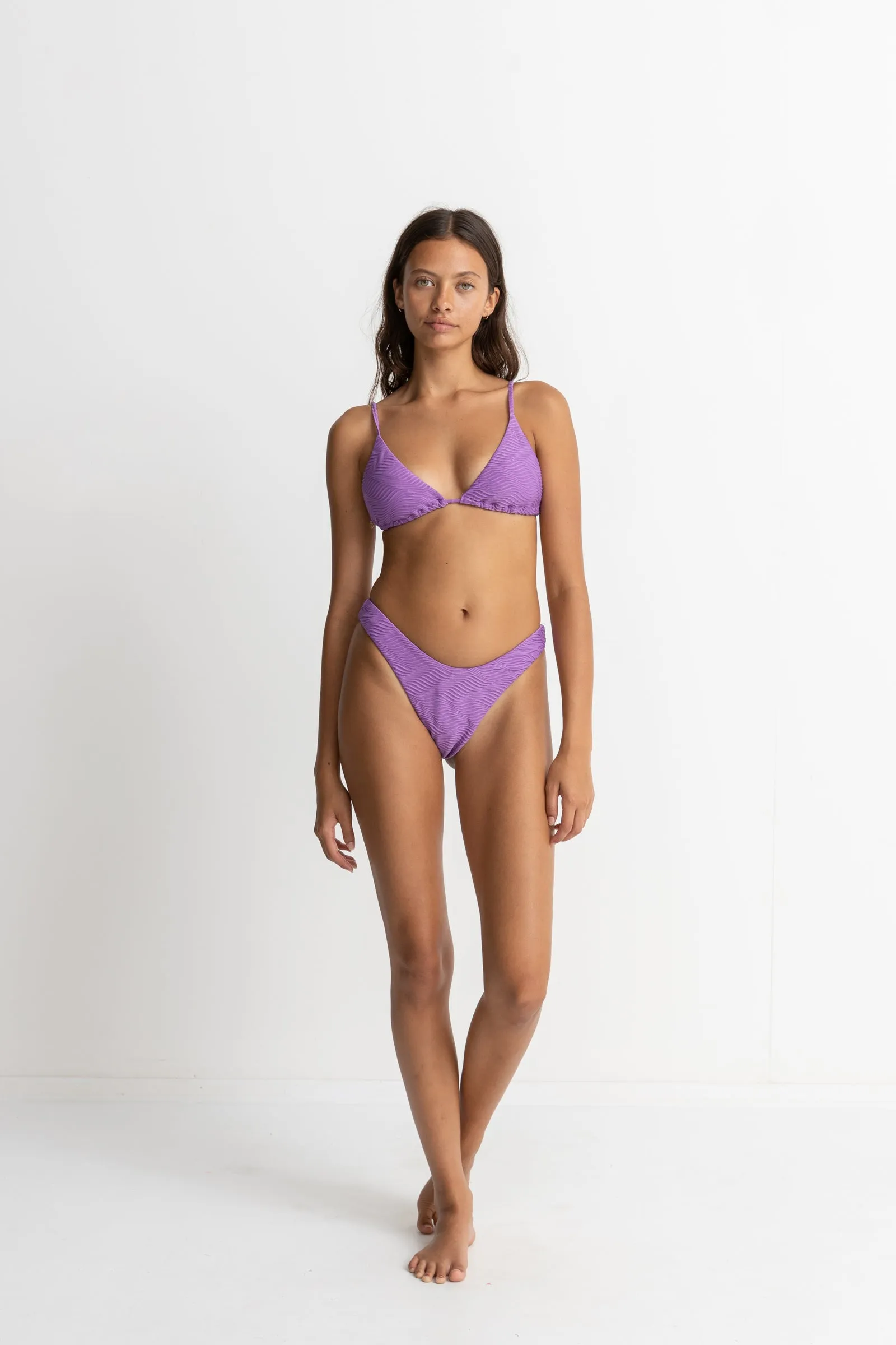 Purple Castaway Hi Cut Pant