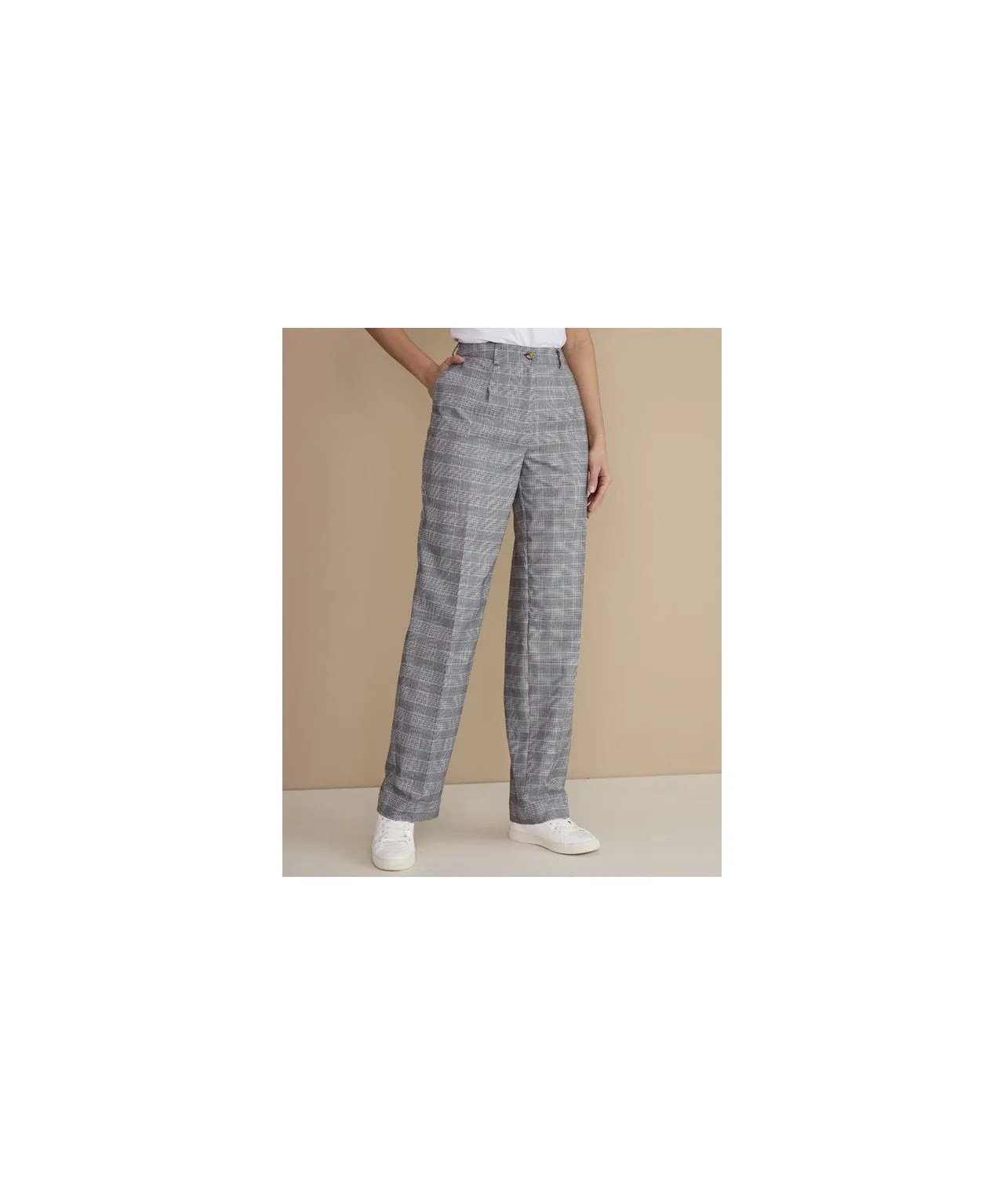 Stretch Jersey Flat Front Trousers