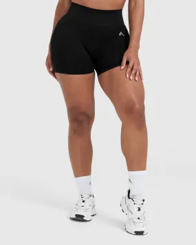 Classic Seamless 2.0 Booty Shorts Black Marl