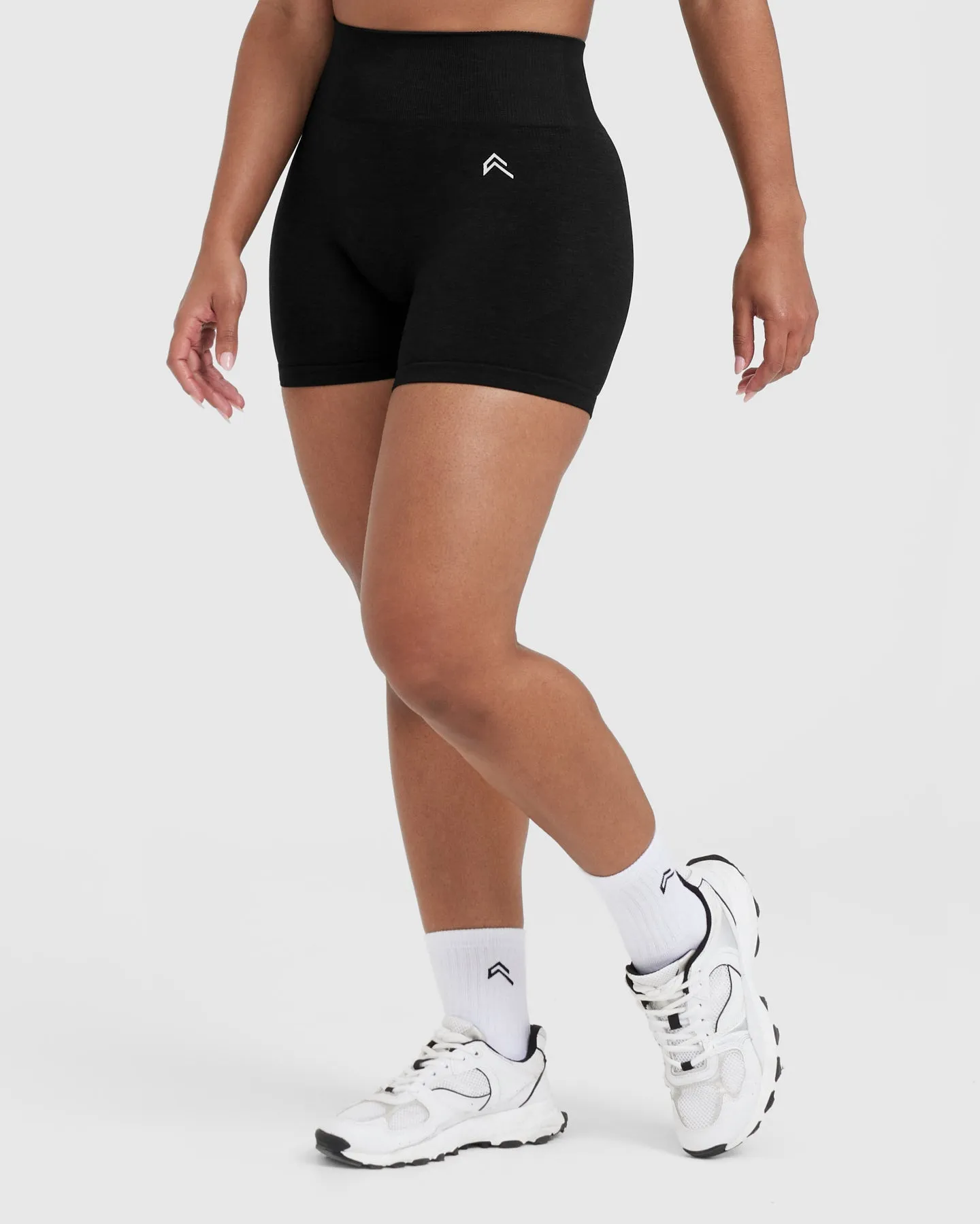 Classic Seamless 2.0 Booty Shorts Black Marl