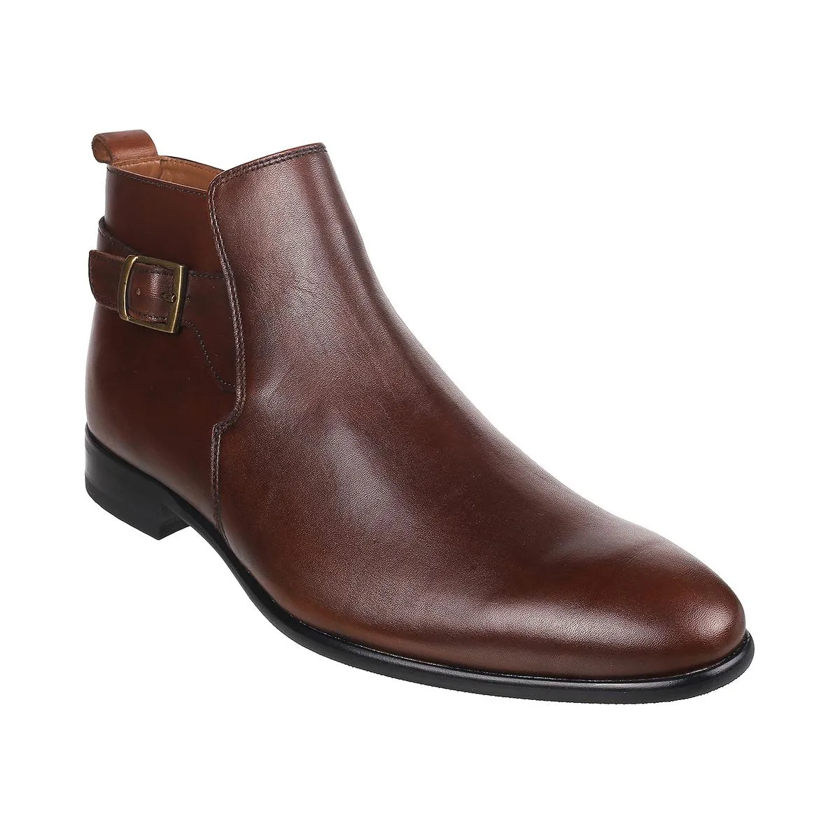 Classy Brown Formal Boots for Men by Davinchi