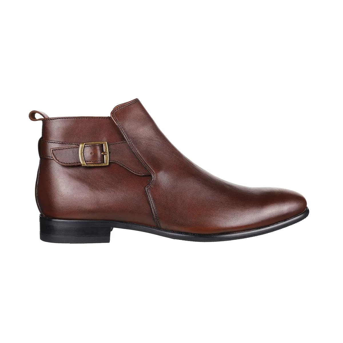 Classy Brown Formal Boots for Men by Davinchi