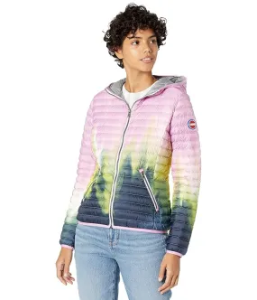 COLMAR Women's Hoodie Jacket with Horizontal Quilts