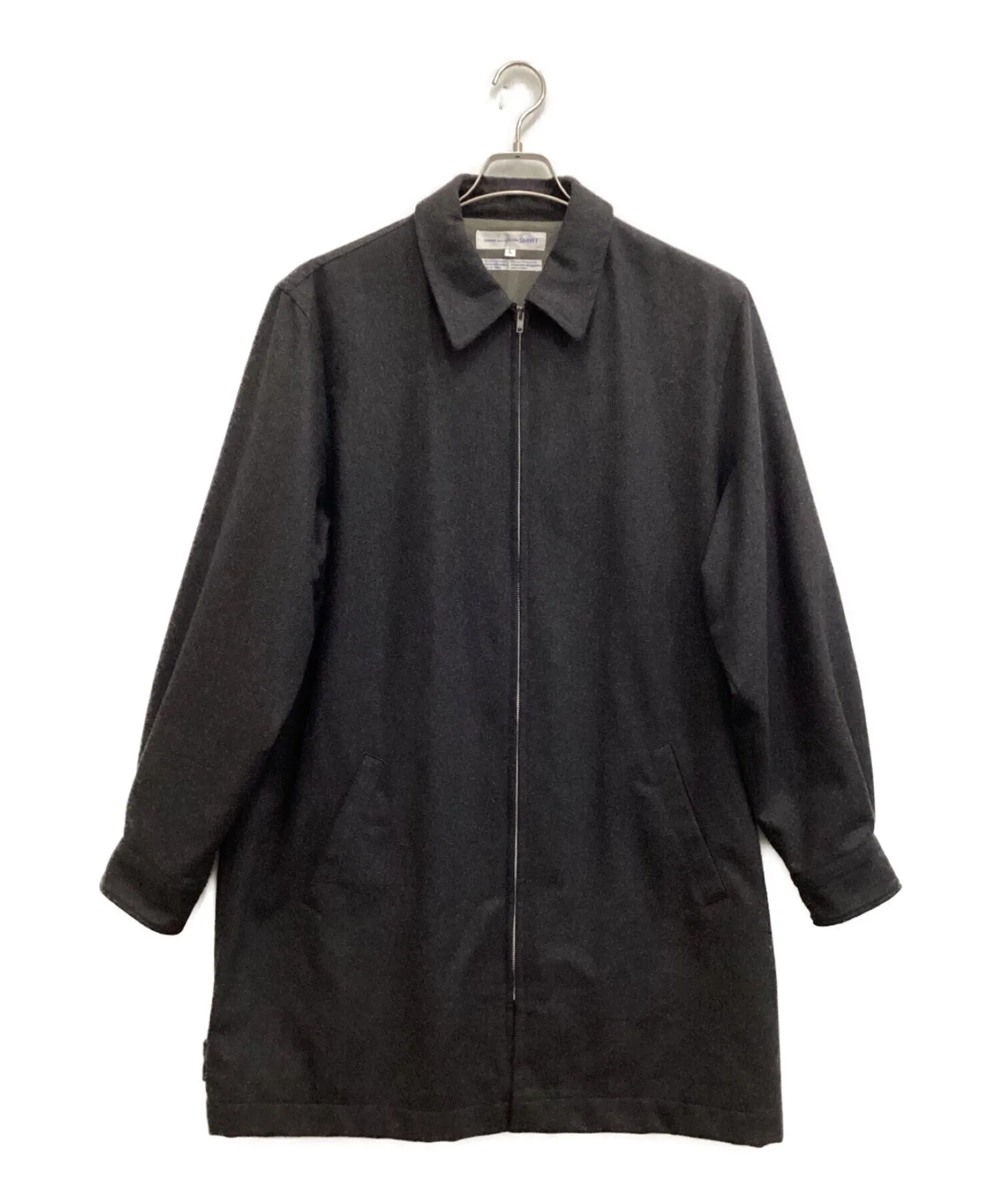 COMME des GARCONS SHIRT Wool Zip Coat - Pre-owned