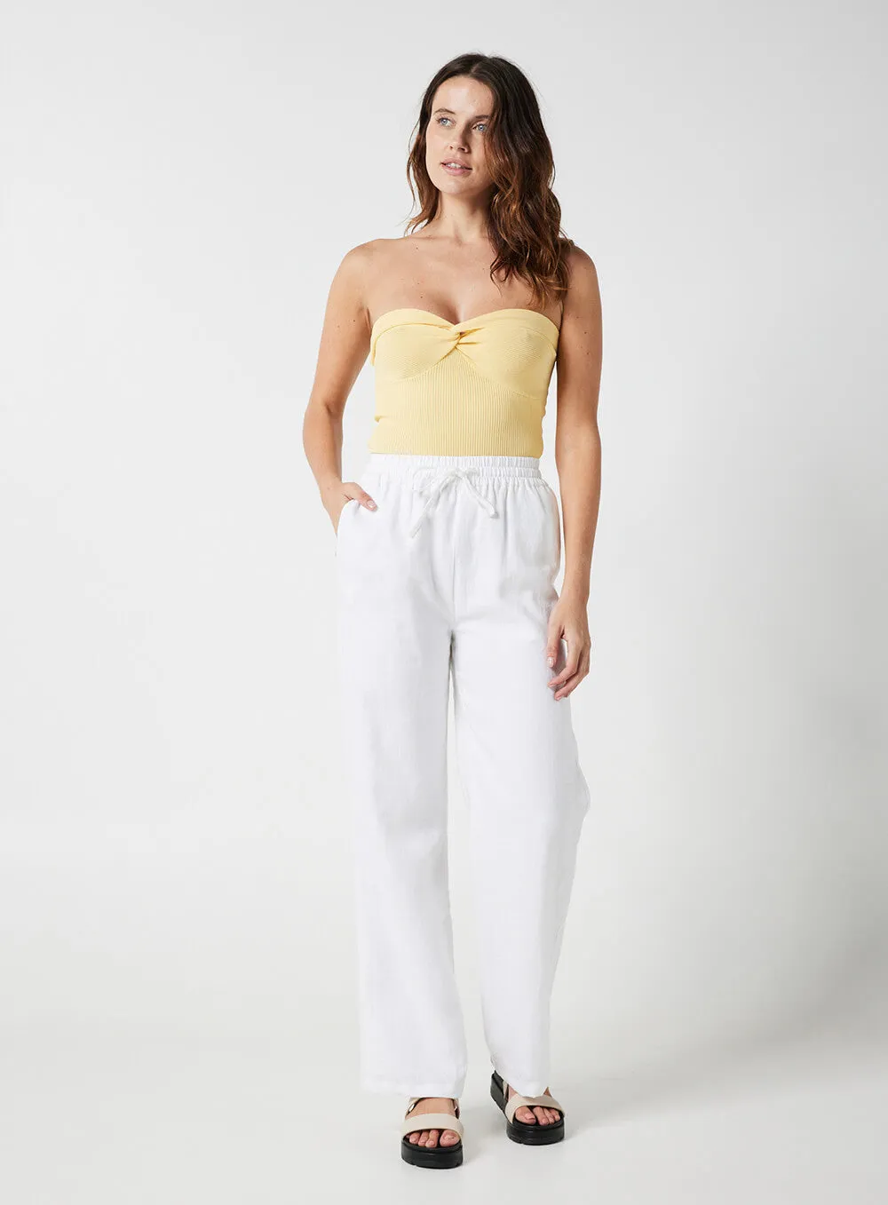 White Cora Pants