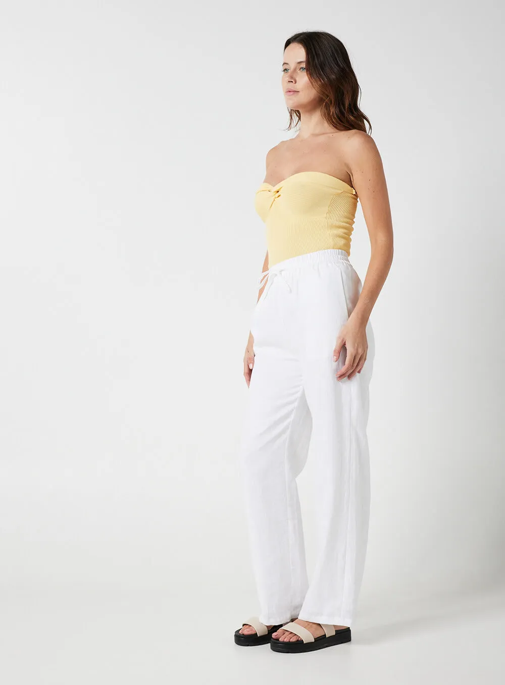 White Cora Pants