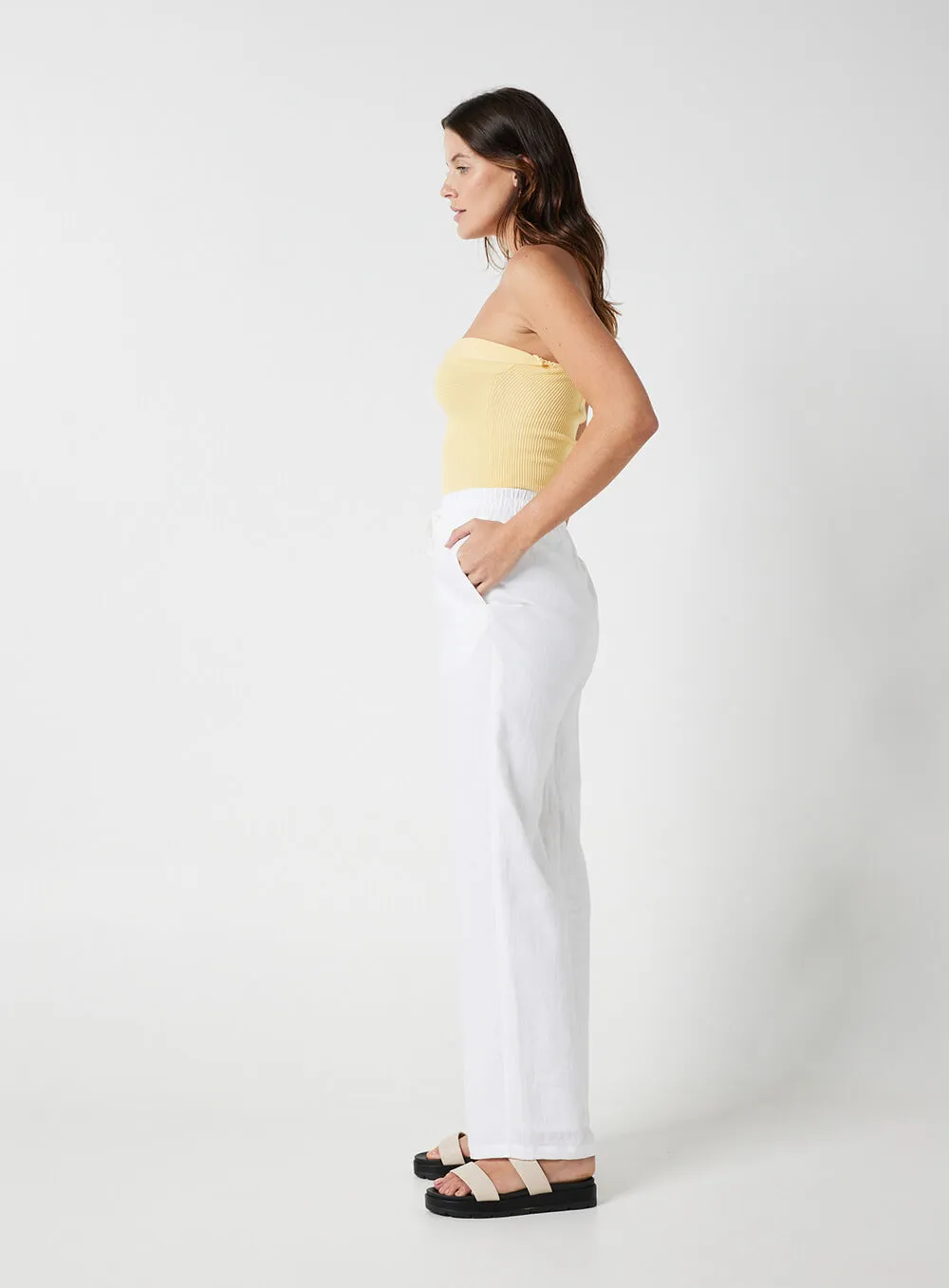 White Cora Pants